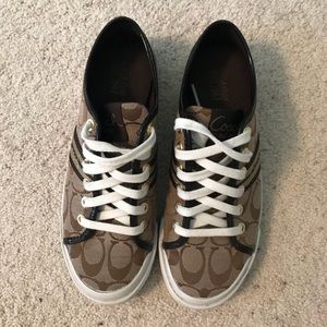 Coach tennis shoes, size 7